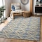 Homeroots 5 x 7 ft. Blue Decorative Lattice Area Rug 395475 - alternate 8